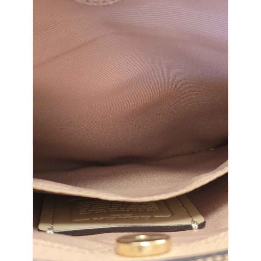Coach F25395 Mini Brooke Carryall Satchel Crossgrain Leather Blush Pink - Picture 16 of 17